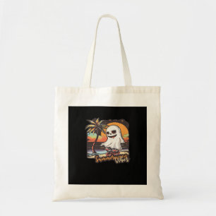 Summerween Vibes On Roller Skates Oversized Tote Bag