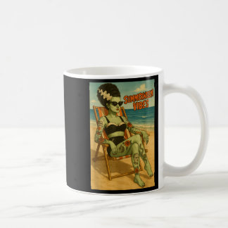 Summerween Vibes Retro Beach Gothic Style Tee  Coffee Mug