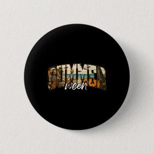 Summerween Vibes Spooky Ghoul Beach Halloween In S 6 Cm Round Badge