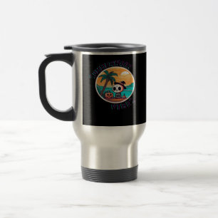 Summerween Vibes Spooky Summer Pumpkin Funny Travel Mug