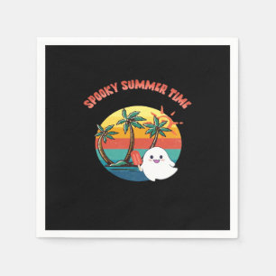 Summerween Vibes - Spooky Summer Time Classic Napkin