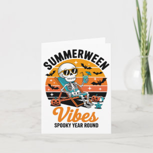 Summerween Vibes Spooky Year Round Halloween Spook Card