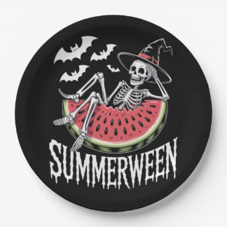 Summerween Watermelon Paper Plate