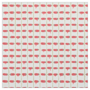 Summerween Watermelon Skull Fabric