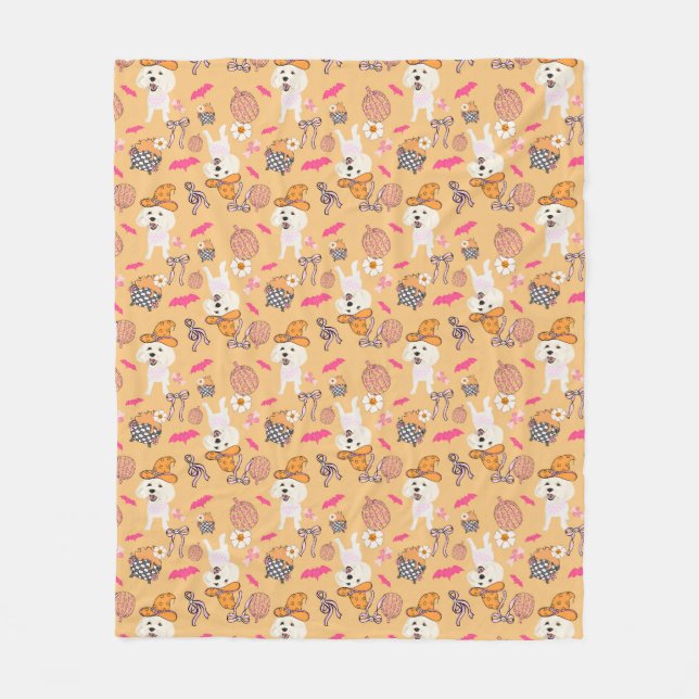 Summerween Witches and  Fleece Blanket (Front)