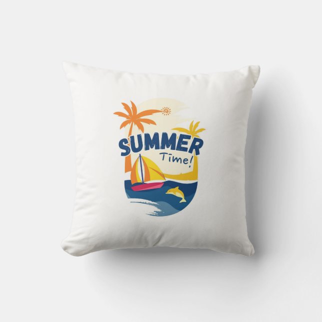 Summet Timethrow pillow (Front)