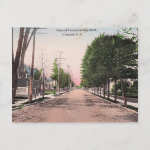 Summit Ave, Hillsdale, New Jersey Postcard
