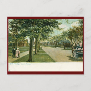 Summit Ave., St. Paul, MN Vintage Postcard