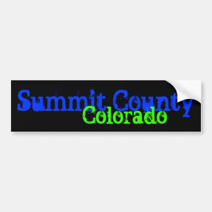 Summit County bumpersticker Bumper Sticker