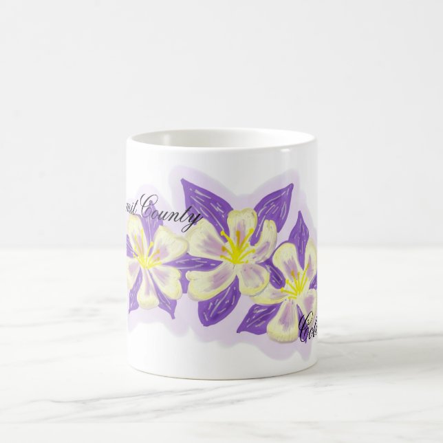 Summit County Colorado columbine mug (Center)