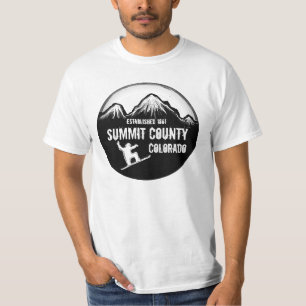 Summit County Colorado snowboard value est tee