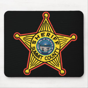 Summit County  Ohio Sheriff Mousepad. Mouse Mat