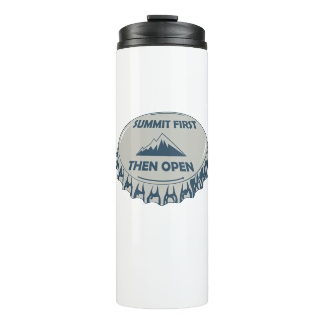 Summit First Then Open Thermal Tumbler (Front)
