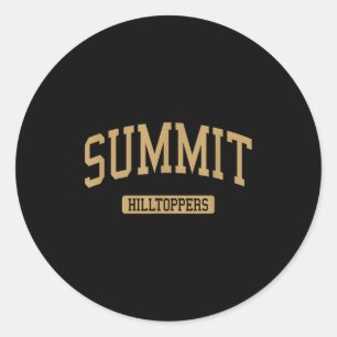 Summit High School Hs Summit Nj Varsity Srts Classic Round Sticker