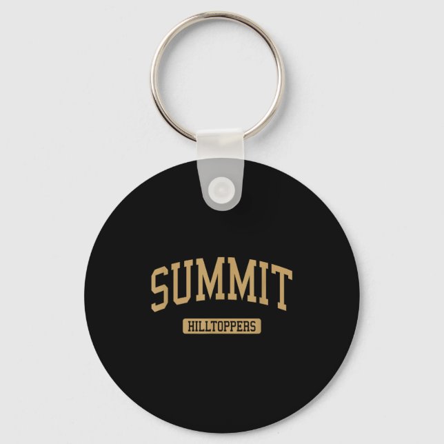 Summit High School Hs Summit Nj Varsity Srts  Key Ring (Front)