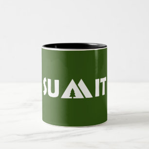 Summit Mountains Two-Tone Coffee Mug