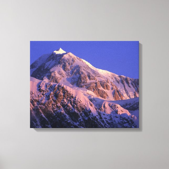 Summit of Denali Peak Mt. McKinley) at Canvas Print (Front)
