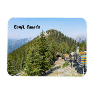 Summit of Sulphur Mountain in Banff Magnet