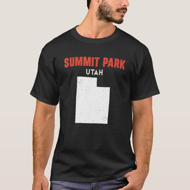 Summit Park Utah USA State America Travel Utahan T-Shirt (Front)