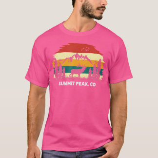 Summit Peak Co Mountain Hiking Nature Outdoor Camp T-Shirt