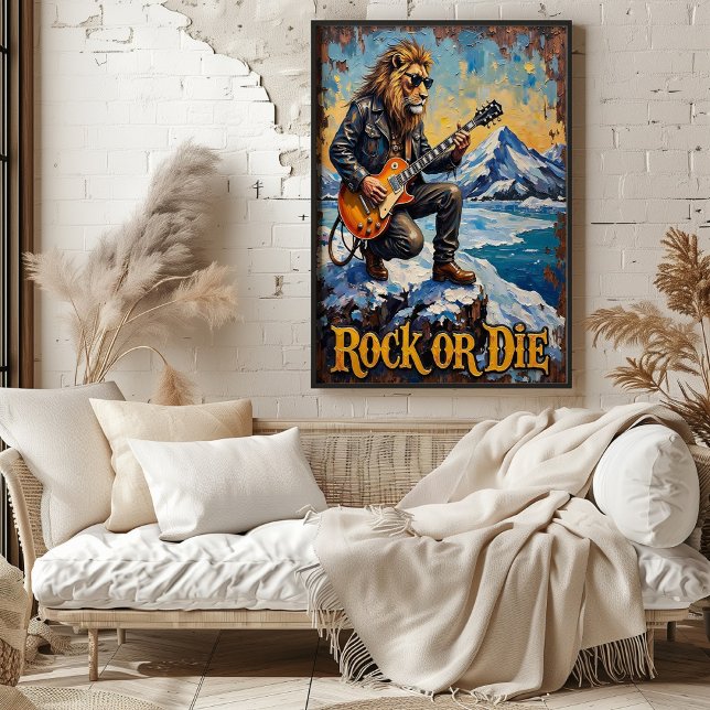 Summit Serenade: Lion's Cold Riffs Poster (Creator Uploaded)