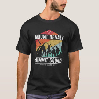 Summit Squad Mount Denali Alaska Climbing Gift T-Shirt