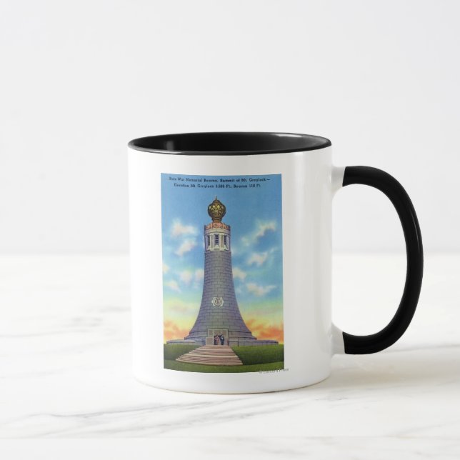 Summit View of State War Memorial Mug (Right)