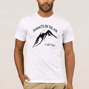 Summits on The Air Silhouette T-shirt  Customise!