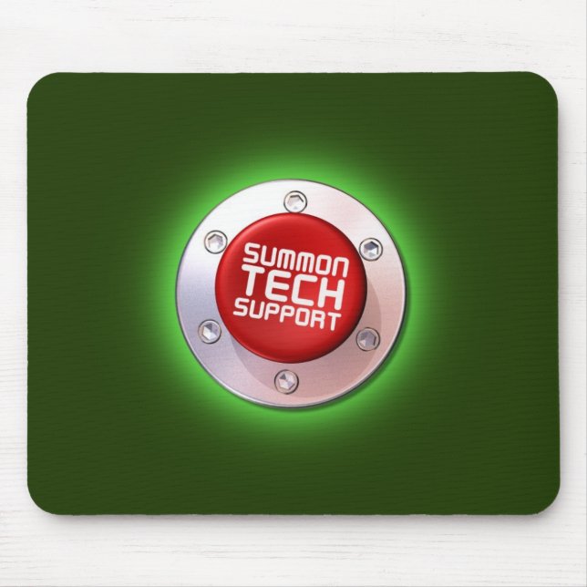 Summon Tech Support! Mouse Mat (Front)