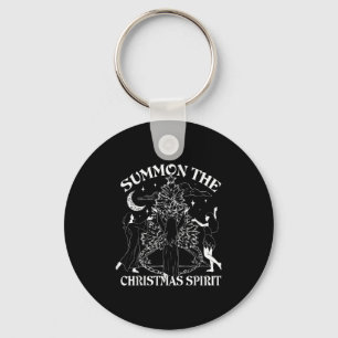 Summon The Christmas Srit - Spread Holiday Magic  Key Ring