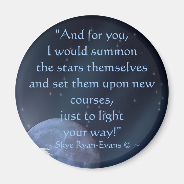 "SUMMON THE STARS" Romance Magnets (Front)