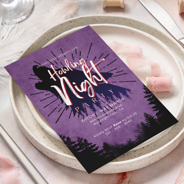 Summoning Spirits for a Howling Night Invitation (Summoning Spirits for a Howling Night cover from The Beekeeper Store)