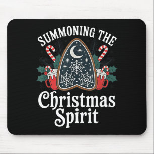 Summoning The Holiday Srit Funny Christmas Mouse Mat