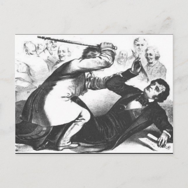 sumner-assault postcard (Front)