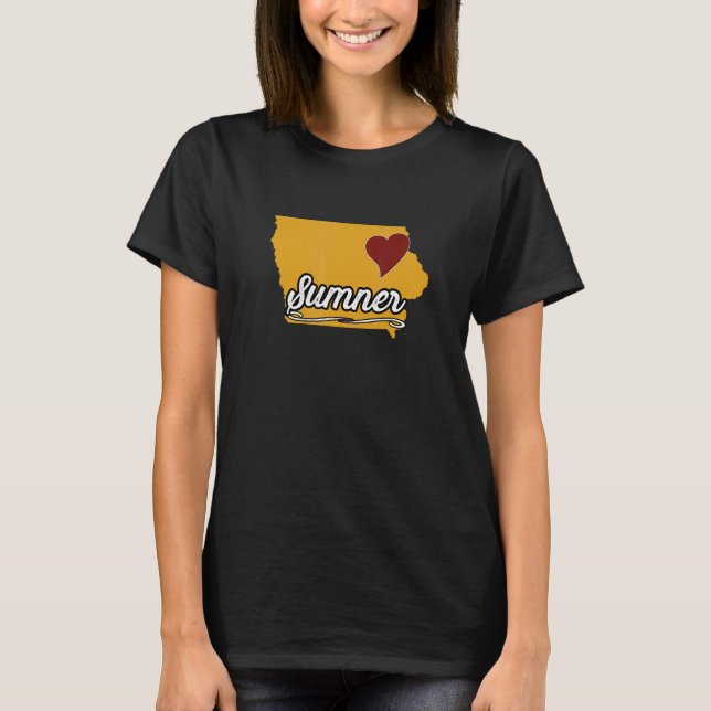SUMNER IOWA IA USA  Cute Souvenir Merch  US City S T-Shirt (Front)