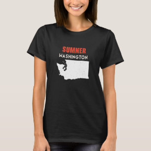 Sumner Washington USA State America Travel Washing T-Shirt