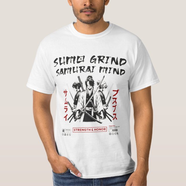 Sumo Grind Samurai Mind T-Shirt (Front)