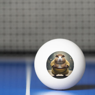Sumo Guinea Pig,  Ping Pong Ball