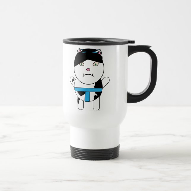 Sumo Kitty Travel Mug (Right)