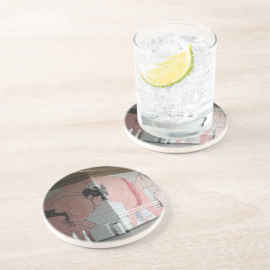 Sumo Mural Wall Art Coaster