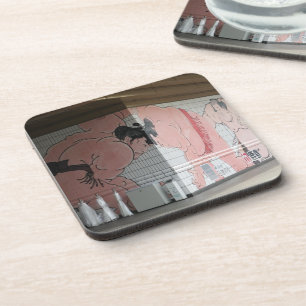Sumo Mural Wall Art Coaster