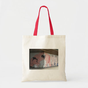 Sumo Mural Wall Art Tote Bag