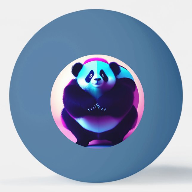 Sumo Panda The Bamboo Gnasher, Ping Pong Ball (Front)