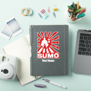Sumo Retro Wrestler Japanese Vintage Design