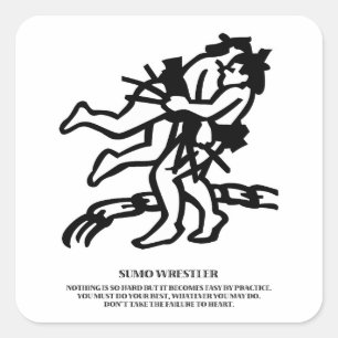Sumo Square Sticker