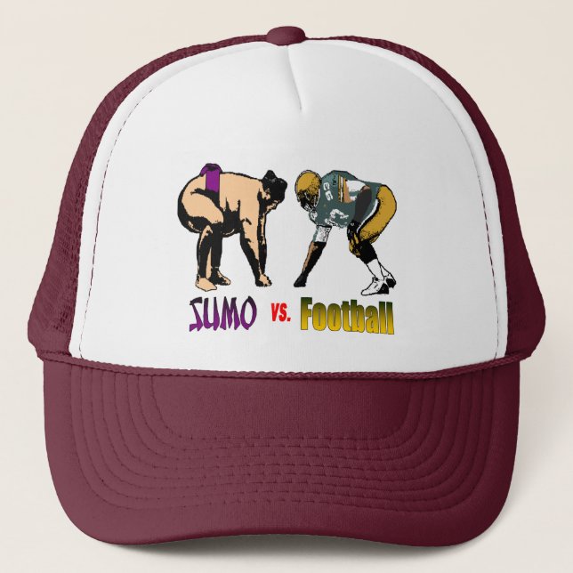 Sumo vs. Football Hat (Front)
