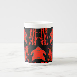 Sumo Wrestler Bone China Mug