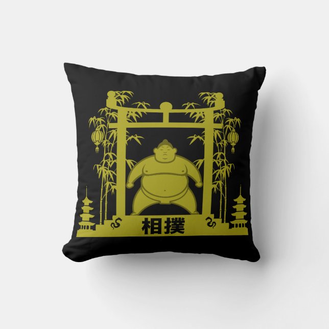Sumo Wrestler Cushion (Front)