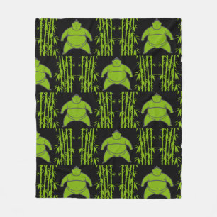 Sumo Wrestler Fleece Blanket