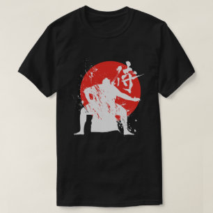 Sumo Wrestler Japanese Kanji Japan Wrestling  T-Shirt